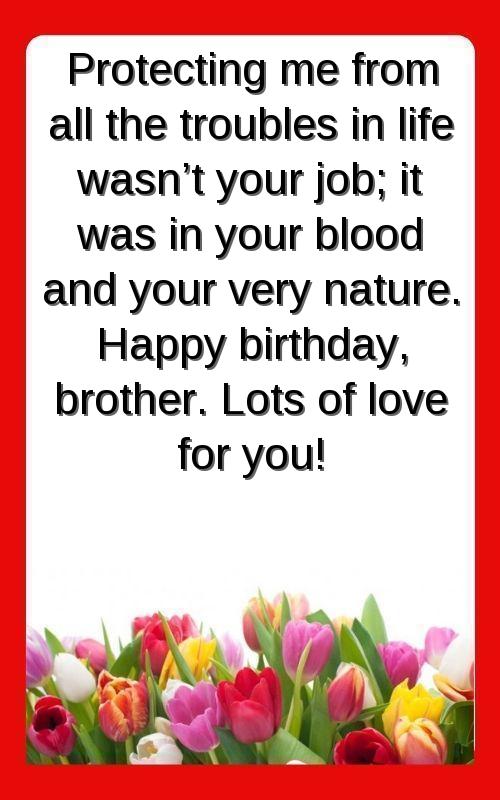 quotes for younger brother birthday